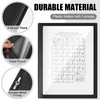 Teling 36 Pcs Report Covers with 3 Prong Fasteners Clear Front Presentation Folders Frame View Poly Report Folder Presen