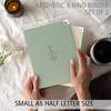 Aesthetic 6 Ring A5 Binder Set of 2 The Perfect Small 075 Inch Planner Binder for Journaling or Collections Refillable N