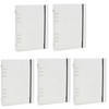 A5 4Ring Binder Cover Transparent PVC Matte Surface Refillable Notebook Shell Die Storage 1