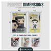 Dinavio Crafthouse Premium 07mm Heavy Duty Plastic Funko Pop Protector Compatible with Funko POP 4 Inch Figures Ultra Th