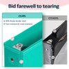 BinderX Extra Durable 3 Ring Binder Round Rings 1 Inch Binder Fits 175 Sheets of 85x11 Paper Customizable View Cover wit