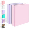 2 Pack BinderX Extra Durable 3 Ring Binder 2 Inch Binder Round Ring Fits 900 Sheets of 85x11 Paper Customizable View Cov