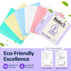 Sooez BinderX Extra Durable 3 Inch 3 Ring Binder DRing Large Binders Holds 670 Sheets of 85x11 Paper Customizable View C