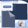 Teling 150 Pcs Plastic Report Covers with 3 Prong Clear Front Resume Folder Business Report Covers Bulk Presentation Fol