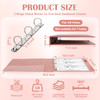 9 x11 14 PU Leather 3 Rings Personal Checks Binder for EndStub Deskbook 3Ring Binders for Desk Check fit 3 9 Holes Check