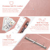 9 x11 14 PU Leather 3 Rings Personal Checks Binder for EndStub Deskbook 3Ring Binders for Desk Check fit 3 9 Holes Check