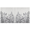 SDMKA Flowers and Plants 3Ring Binder 15 Inch 1 Pack Round Ring Binder Holds 200 Sheets with 3 Inside Pockets for Office