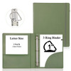 2 Pack Letter Size 3 Ring Leather Binder 1 inch DRing Professional Binder Organizer Planner Binder Portfolio Organizer f