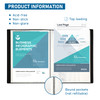 10 Pieces Portfolio Folder Binder with Plastic Sleeves 85 x 1130 Pocket Presentation Book with Sheet Protectors Book Bin