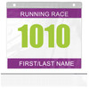 Yarlung 50 Pack Race Bib Display Vinyl Protector Sheets Clear Running Race Bib Holder Sleeves for Runners Players Athlet