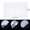 Shappy 18 Pieces A6 Size Binder Pockets with Different Partitions Plastic Binder Folders Waterproof 6 Holes Zipper Loose