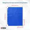 BCW DoubleSided 9Pocket Pages 50 Blue SideLoading Trading Card Binder Sheets Card Storage Display Solution
