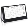 Gannyfer 2026 Desk Calendar Small Standing Flip Desk Calendar 20262027 Use from January 2026 to Dec 2027 24Month Mini De