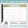 Gannyfer Desk Calendar 2026 18 Month Large Desk Calendar 20262027 Use January 2026 to June 2027 22 x 17 Desktop Pad Cale