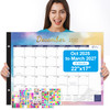 Gannyfer Desk Calendar 2026 18 months Use Oct 2025 to March 2027 22 x 17 Large Desk Calendar 20262027 with todo List Thi