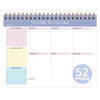 Weekly To Do List Notepad with 52 Undated Sheets 8511 Desk Weekly Planner Notepad for Office Desk Accessories and School
