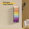 SUPEASY 16Tier Hanging Wall File Holder Organizer for Papers Folders Files Clipboard Magazine Organization Great for Off