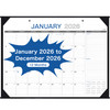 2026 Desk Calendar Large Desk Calendar 2026 Jan 2026 Dec 2026 22 x 17 Office Supplies Corner Protector Ruled Blocks 2in1