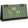 Zuozee Small Desk Calendar 20262027 Desktop Calendar 24 Months Runs From Jan 2026 Until Dec 2027 Mini Standing Flip Cale