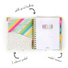 Pukka Pad Carpe Diem Budget Planner Spiral Bound Notebook with 12 Month Calendar Dividers Inserts and Sticker Sheets Fea