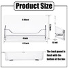 Wesiti 8 Pcs Business Card Holder Wall Mount Clear Acrylic Desk Visiting Card Holder Display Plastic Stand Door Desktop