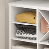 Furinno Cubicle Cube Insert HShelf Cube Organizer Fits into Furinno Extra Thick Cubes for Organizers and Storage White D