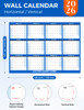 32 x 48 Wall Calendar 2026 Dry Erase Large Laminated Calendar Annual Full Yearly Wall Planner 12 Month HorizontalVertica