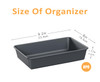 Kutesna 6 PCS Large Plastic Drawer Organizer 96 Desk Drawer Organizer and Storage Trays Versatile Plastic Storage Bins f