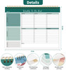 ALKALO 104 Pgs Weekly To Do List Notepad 52 DuplexPrinted Undated Sheets 100 GSM8511 Weekly Desk Planner For Work Home S