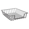 Okuna Outpost Metal Wire Paper Basket Organizer SpaceSaving Wire Baskets for Organizing Office Document Sorting Station