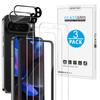 OMOTON 3+2 Pack for Google Pixel 9 Pro XL Screen Protector 6.8 Inch, 3 Tempered Glass Film & 2 Camera Lens Protector, Bubble-free, HD Clear, Not for