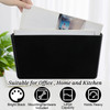 Colarr 8 Pcs Wall File Holder Organizer Plastic Wall Mount Mail Organizer with Screws Single Pocket Hanging Folder Paper