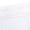russellhazel Undated Month Desktop Calendar Pad Office Supplies 22 x 165 36 Sheets White 62864