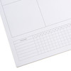 russellhazel Undated Month Desktop Calendar Pad Office Supplies 22 x 165 36 Sheets White 62864