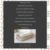 BLU MONACO Paper Tray Stackable Gold Set of 2 Stackable File Trays for Desk Organization Tiered Desk Organizer with Meta