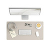 Smead Desk Pad Vegan Leather Desk Mat with NonSlip Faux Suede Backing Perfect Desk Organizer for Office Decor 315 x 157