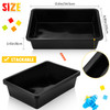 Hoteam 5 Pcs Paper Trays for Classroom Plastic Storage Bin Tray Bulk Stackable File Organizer for School Office Teacher