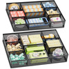 Marbrasse 2 Pack Desk Drawer Organizer Mesh Drawer Organizer Tray with 8 Adjustable Compartments Desk Organizers and Acc