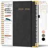 Academic Planner 20252026 Weekly and Monthly Calendar Planner from July 2025 June 2026 85 x 11 Hardcover Leather Hourly