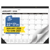 Desk Calendar 2026January 2026 to June 2027Desk calendar 2026 Large 22x17 Calendar 2026 with PVC CoverRound Holes NOTES