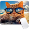 Sunshine Beach Cat Cases Mouse pad NonSlip Rubber Base Mouse Pads for Computers Laptop Office Desk Accessories Mouse pad