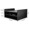 PAG 3 Tier Desktop Printer Stand with Storage Paper Storage Holder Rack for Desk Wooden Printer Organization for HomeOff