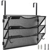 BOHDK Wall File Organizer 3 Pockets Mail Organizer Hanging Folder Holder Foldable Hanging or Wall Mounted Label Panel 2