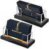 NIUBEE Acrylic Business Card Holder Clear Plastic Business Cards Display Stand for Desk Gift Card Organizer for Office 2