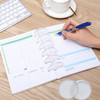 20 Pcs Discbound Disc 2 Inch Book Binding Discs Transparent Expansion Discs Notebooks Planner Discs for DIY Notebooks an