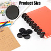 40 Pcs Discbound Disc 2 Inch Book Binding Discs Black Expansion Discs Notebooks Planner Discs for DIY Notebooks and Plan