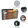 BOHDK Wall File Organizer Mesh Hanging File Organizer Home Office Organization and Storage 3 Single Pockets Document Mag