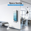 SUPEASY 13Tier Wall File Organizer Wall File Holder with Hooks Mesh Hanging File Organizer Mail Organizer Wall Mounted f