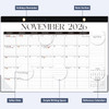Desk Calendar 20252026 Runs Until December 2026 Large Size 17 x 12 DesktopWall Monthly Calendar with To Do List Personal