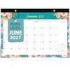 2026 Desk Calendar Large DesktopWall Monthly Calendar Jan 2026 Jun 2027 17 x 12 School Year Desk Planner for Teacher Fam